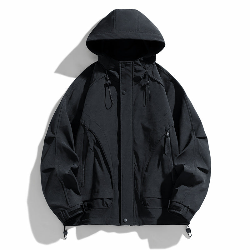 High-Grade Windproof Techwear Hooded Jacket