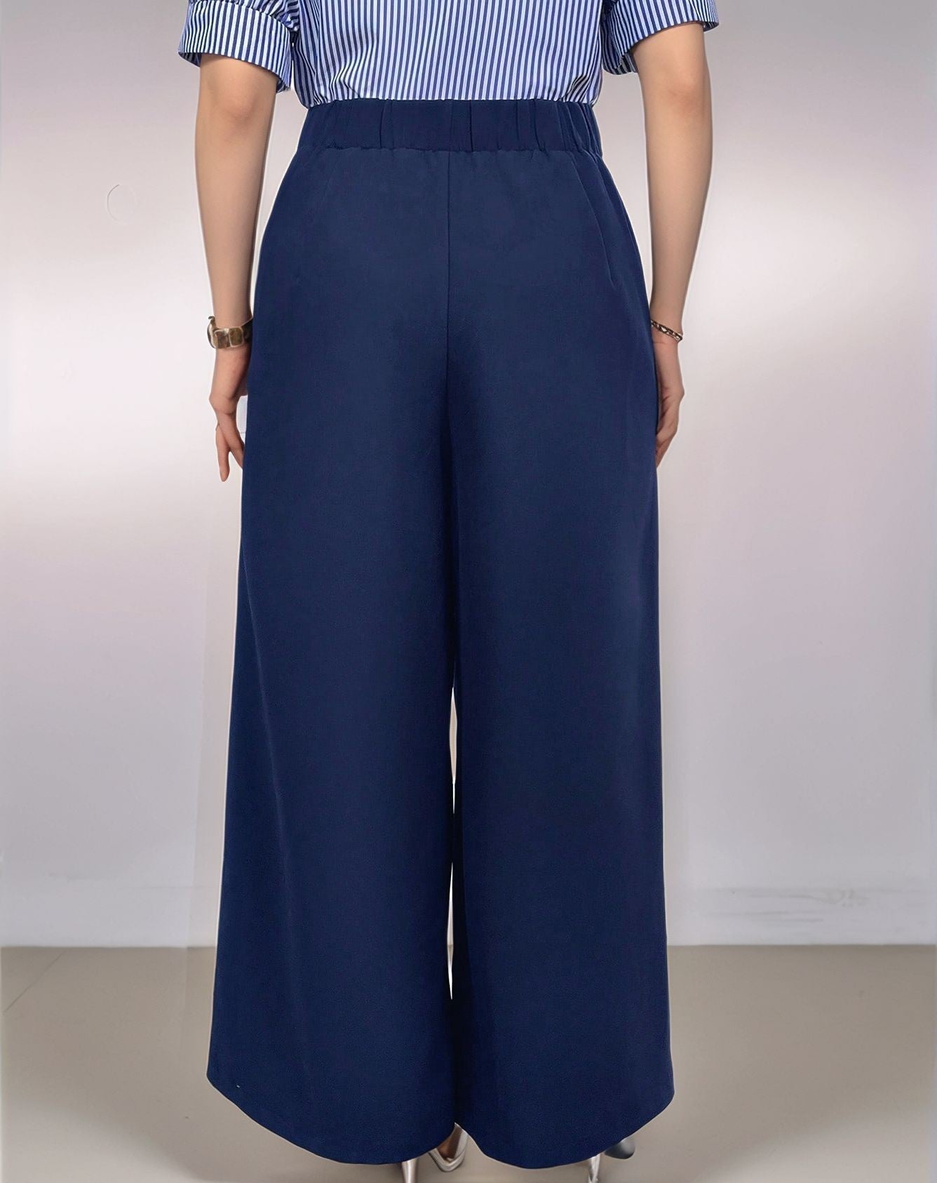 Women’s Elegant Wide-Leg Trousers | Casual High-Waist Straight Pants