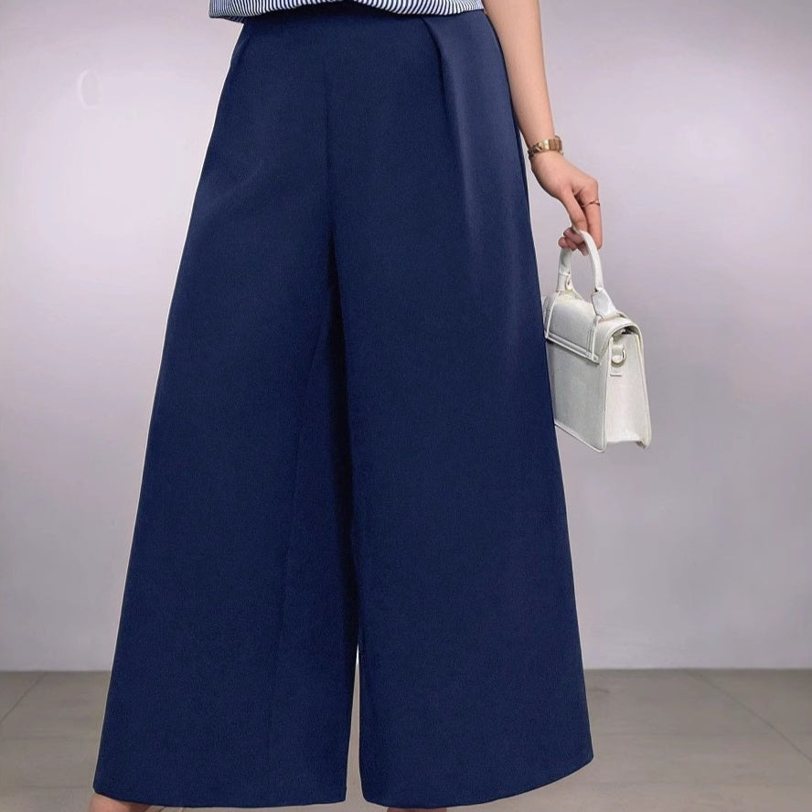 Women’s Elegant Wide-Leg Trousers | Casual High-Waist Straight Pants