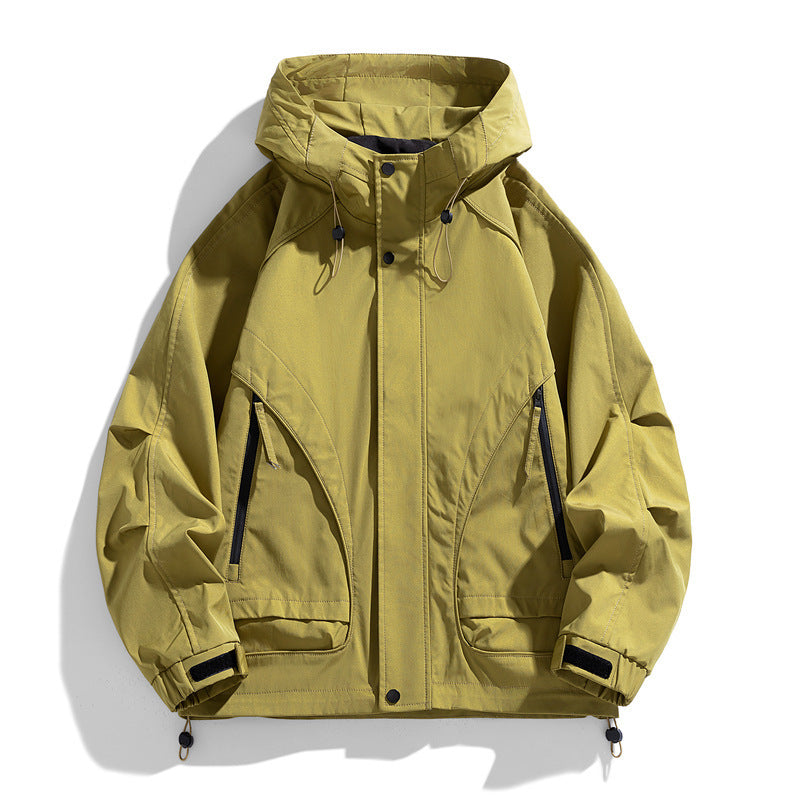 High-Grade Windproof Techwear Hooded Jacket