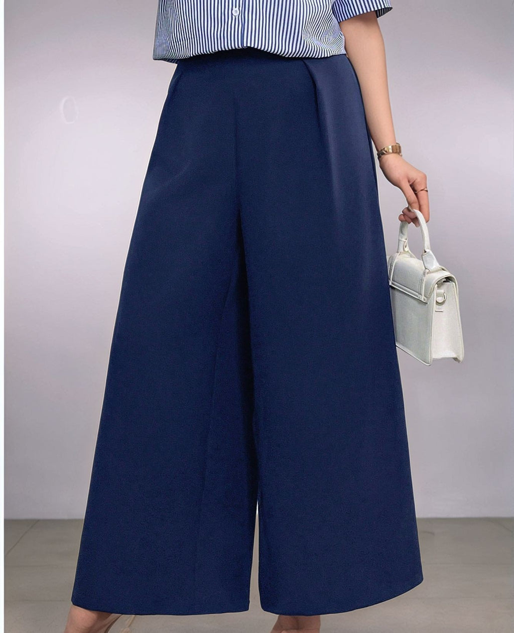 Women’s Elegant Wide-Leg Trousers | Casual High-Waist Straight Pants