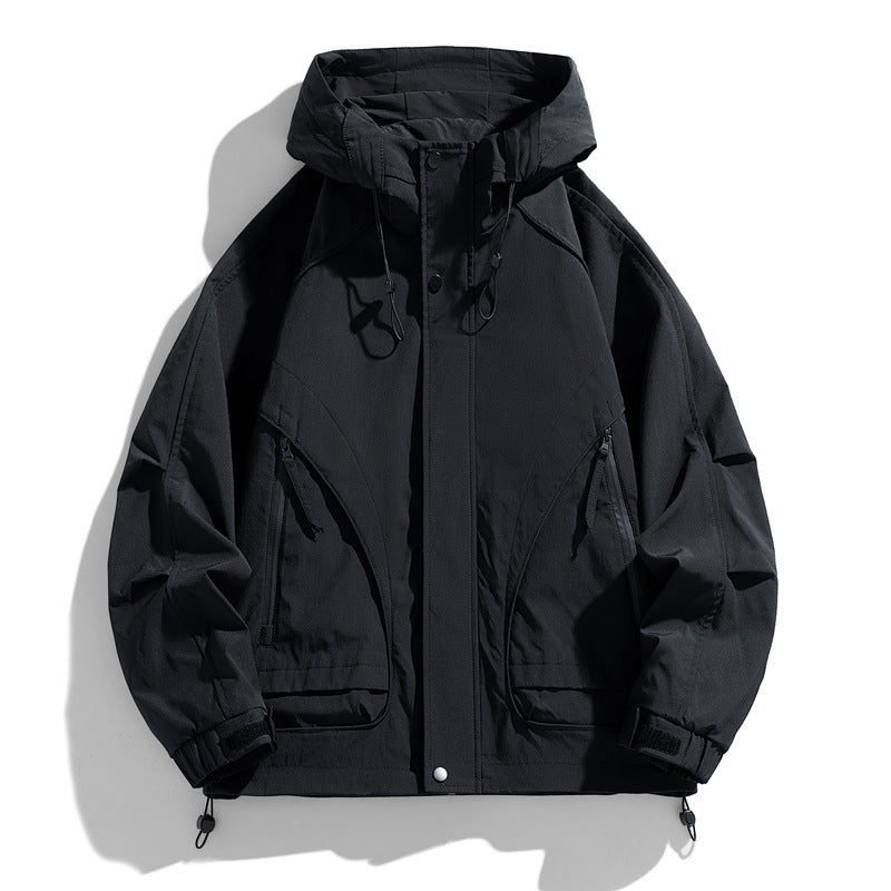High-Grade Windproof Techwear Hooded Jacket